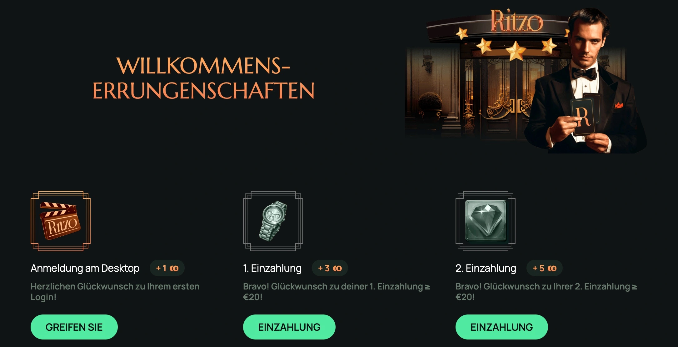 Ritzo Casino Errungenschaften